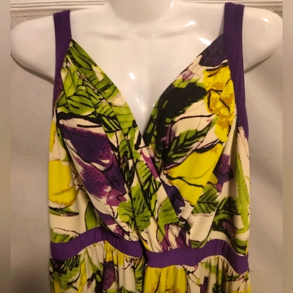 EC Lane Bryant Floral Maxi Dress - Picture 8 of 10